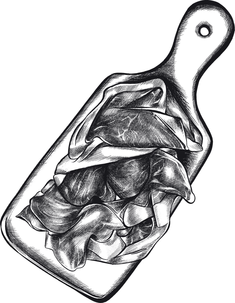 Le Couloir restaurant cheese plate and charcuterie